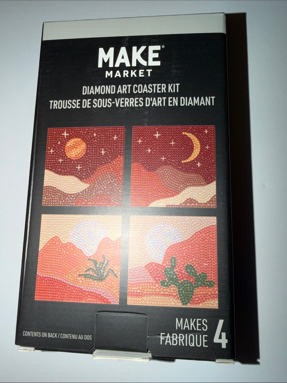 Make market diamond art coaster kit